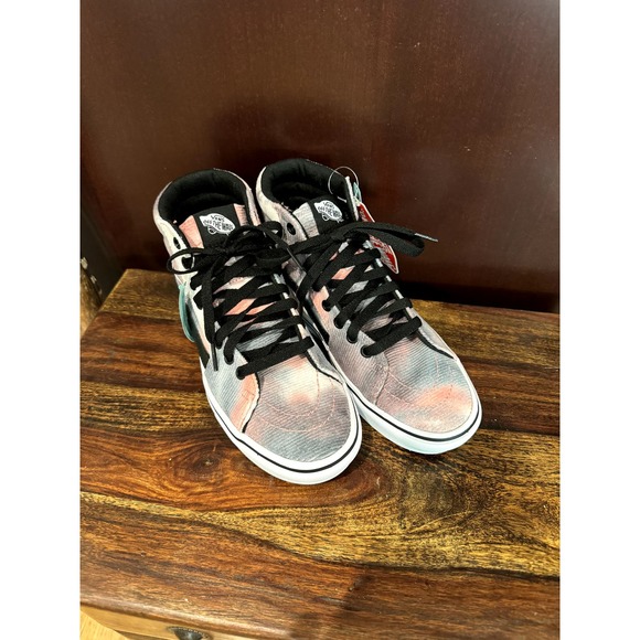 Vans Other - New Vans of the Wall Custom Tie Dye Sk8-Hi High Top Shoes